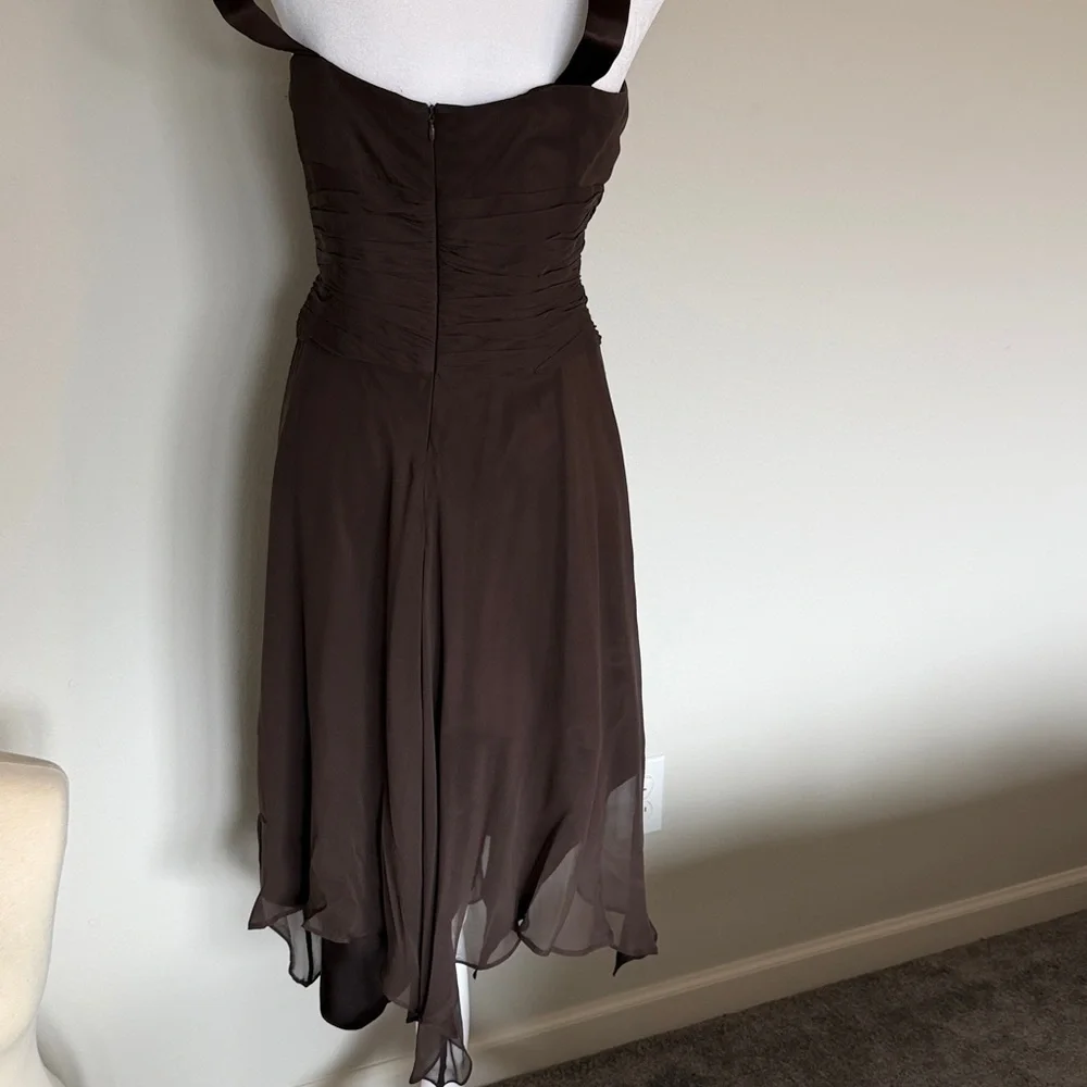 Donna Rocco 100% silk beaded babydoll handkerchief dress - fairycore - Picture 2 of 6